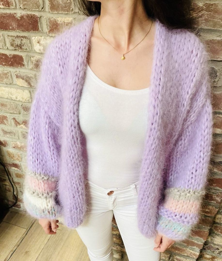 Mohair Cardigan Sol 