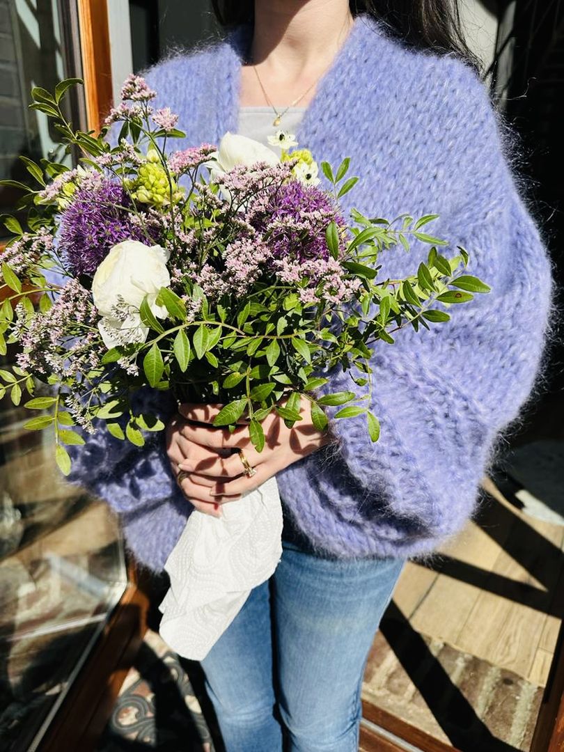 Mohair Cardigan Mor