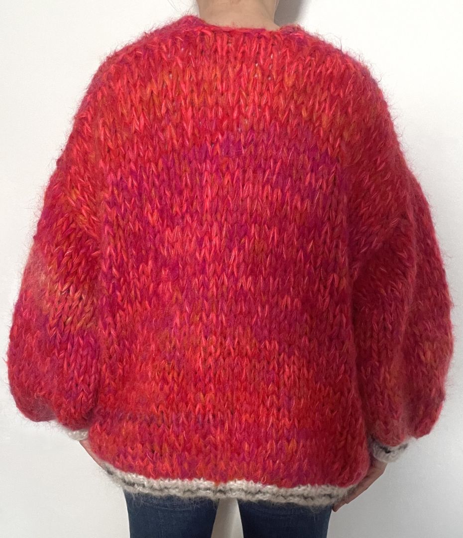 Mohair Cardigan College